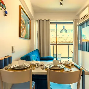 Localizacao E Conforto A 50m Do Mar No Centro De By Meu Flat Na Apartamento